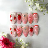 Pink Strawberry Gems