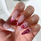 Pink Bow Heart Sheer