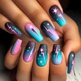 Pink Teal Lightning