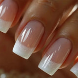 Nude Glitter French