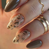 Grey Gold Leopard
