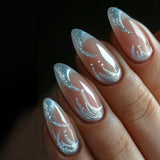Silver Glitter Sheer