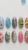 Colorful Aquarium Fish Summer Nails With Raised Bubble Details