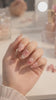 Pink Coquette Bow and Star Nails with Silver Celestial Details