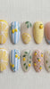 3D Lemon and Citrus Garden Press-On Nail Set