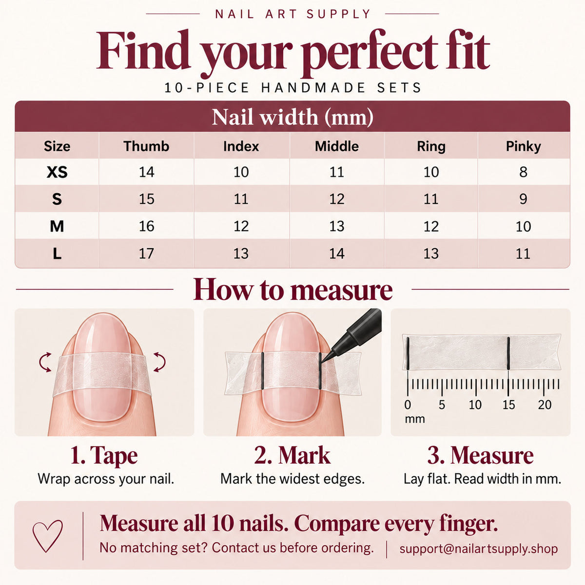 Ocean Shell Press On Nails with Starfish and Floral Details